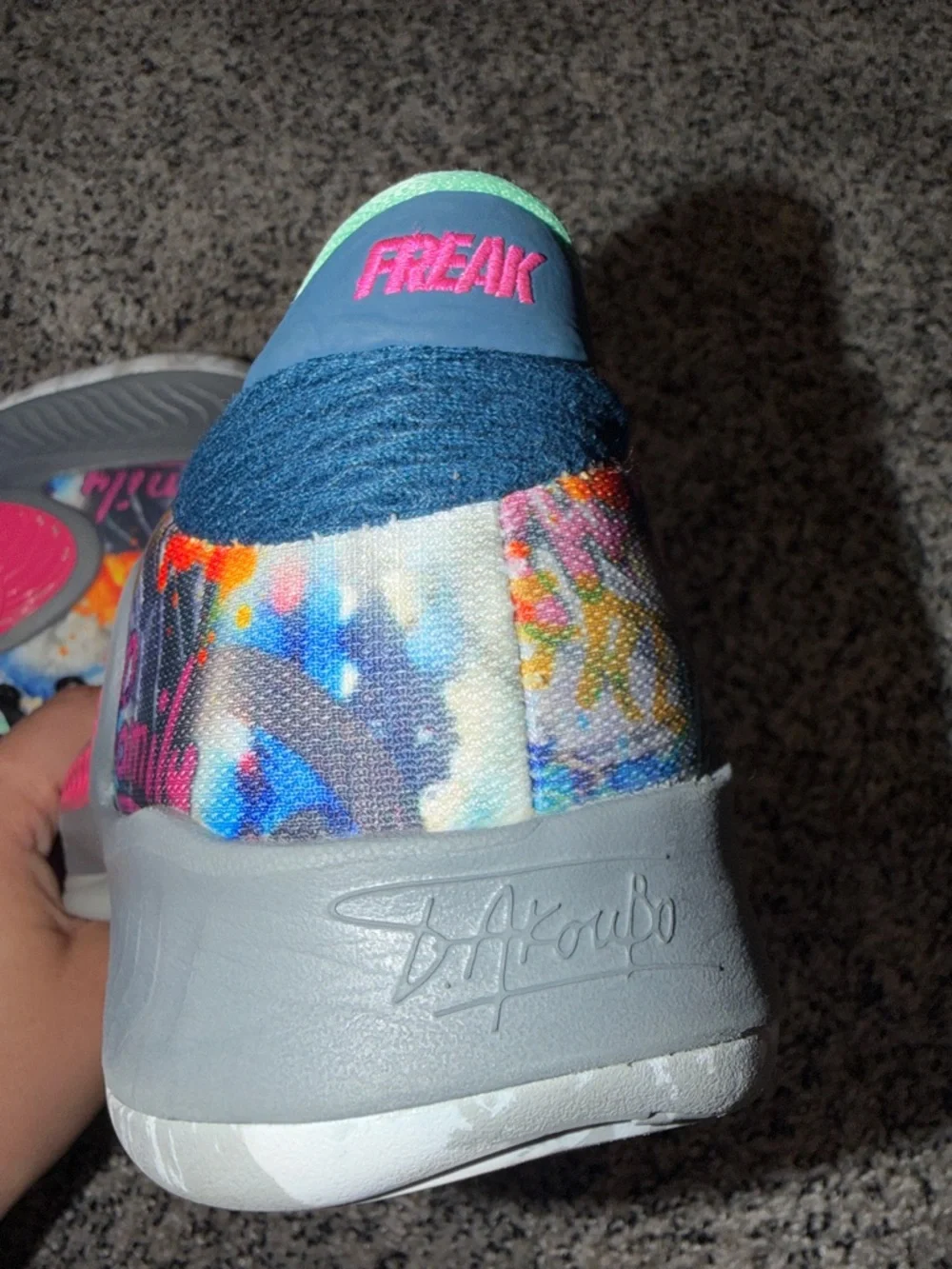 Nike Stay Freaky Girls Athletic Shoes Youth Size 7